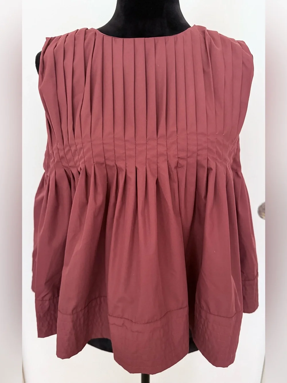 SHEIN Pleated Structured Swing Blouse - Size L - Picture 2 of 5